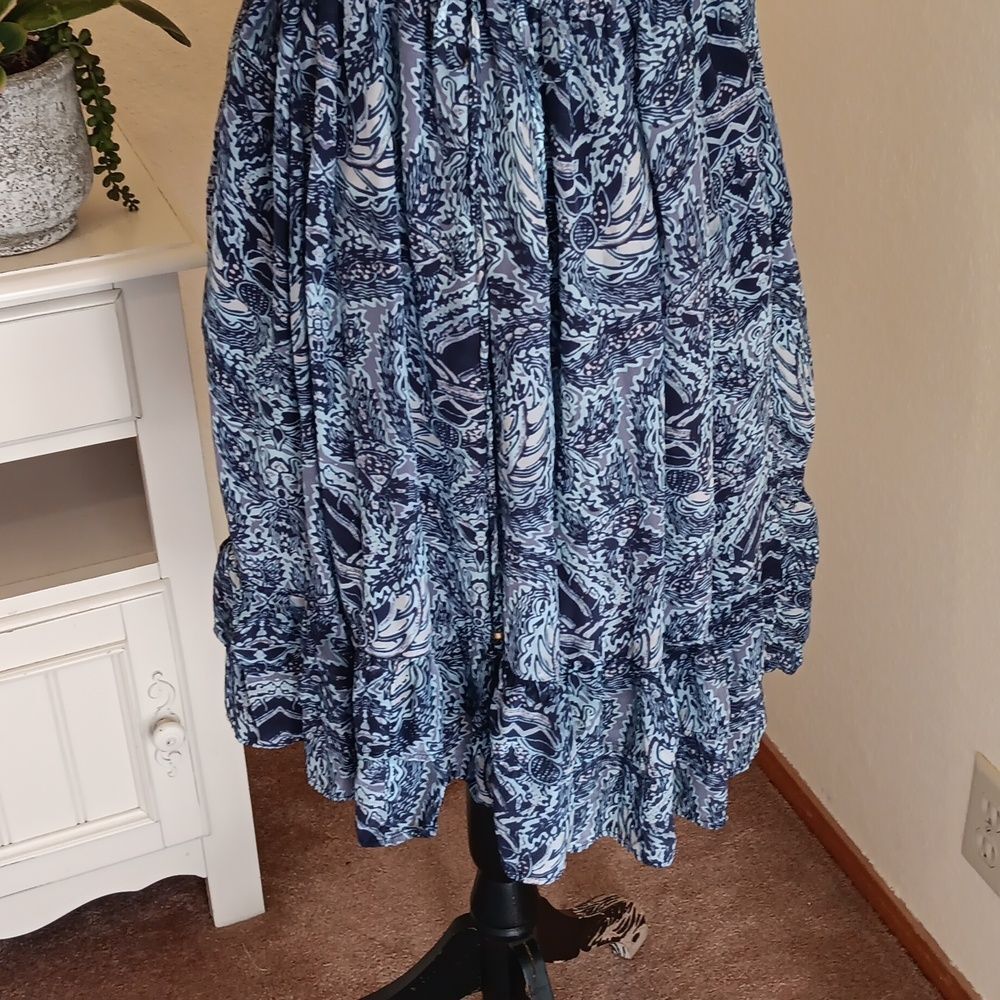 Sundance Skye Dress With Flutter Sleeves. Cottagecore. Beachy. Coastal Cowgirl - Picture 4 of 14